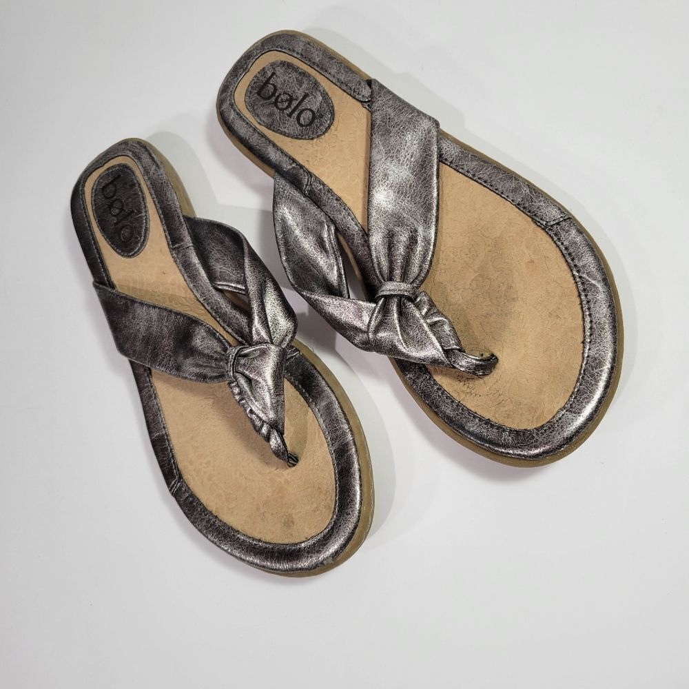 bolo metallic sandals